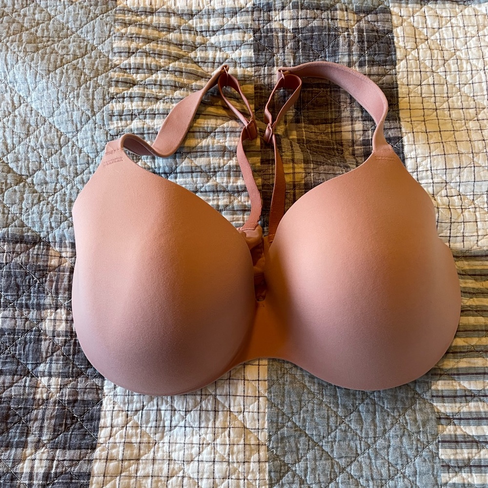 Auden Light Pink 42D Smooth Balconette Bra With Underwire